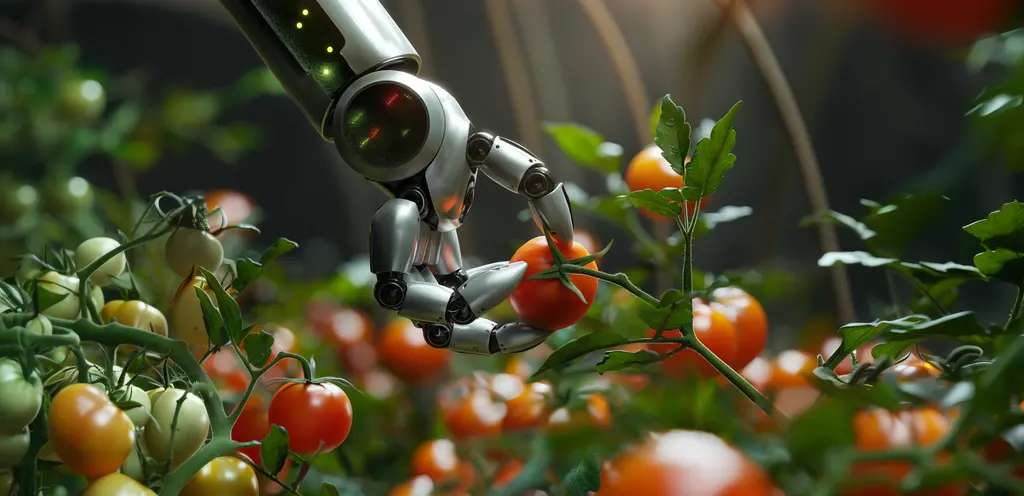 AI based robotic agriculture harvest